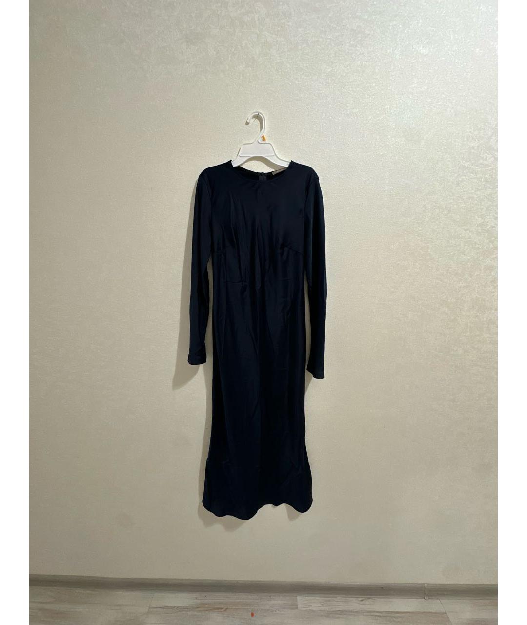 12 STOREEZ Темно-синее полиэстеровое повседневное платье, фото 5