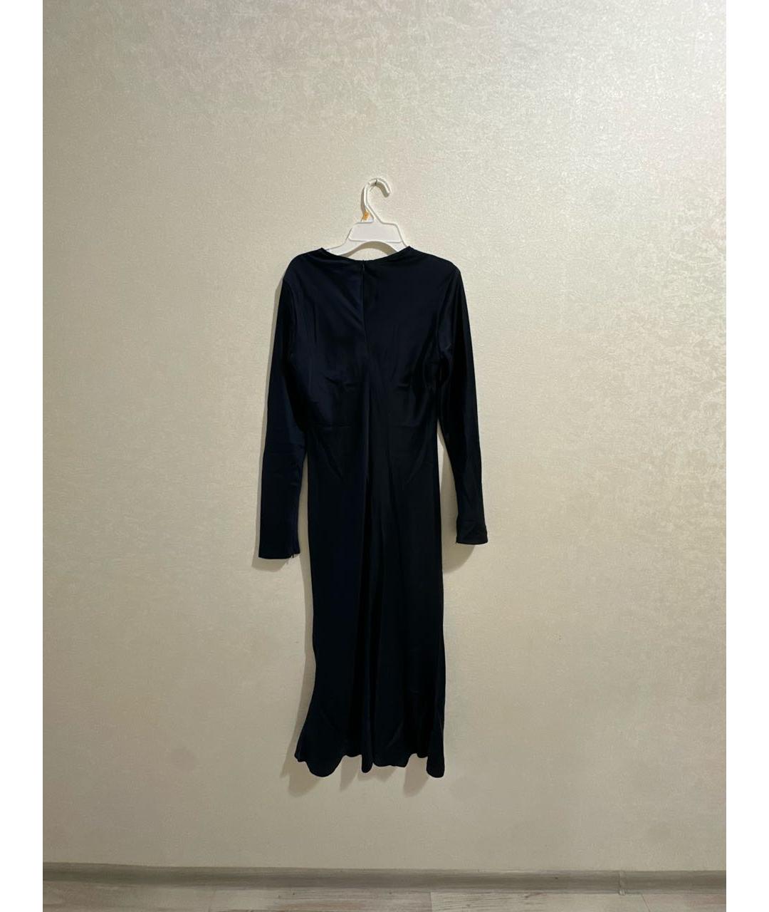 12 STOREEZ Темно-синее полиэстеровое повседневное платье, фото 2
