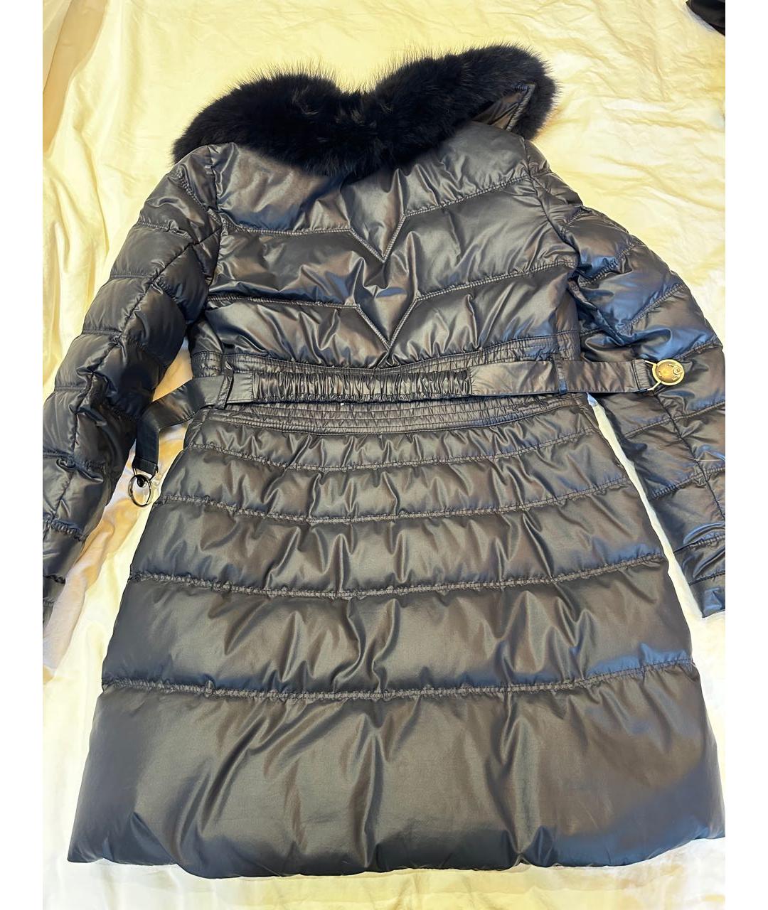 VERSACE COLLECTION Темно-синий пуховик, фото 2