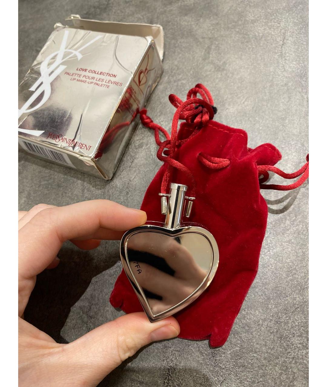 SAINT LAURENT Серебряная металлическая подвеска, фото 2