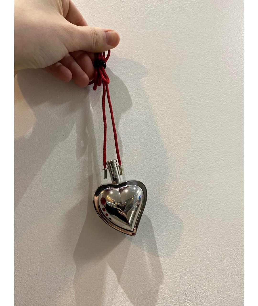 SAINT LAURENT Серебряная металлическая подвеска, фото 4