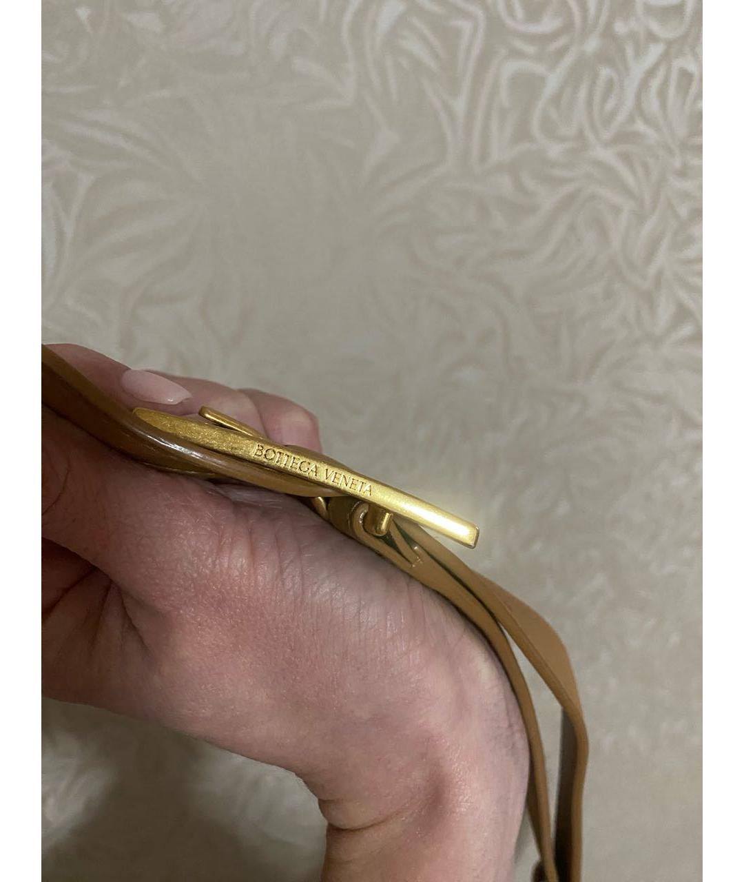 BOTTEGA VENETA Коричневая кожаная сумка через плечо, фото 7