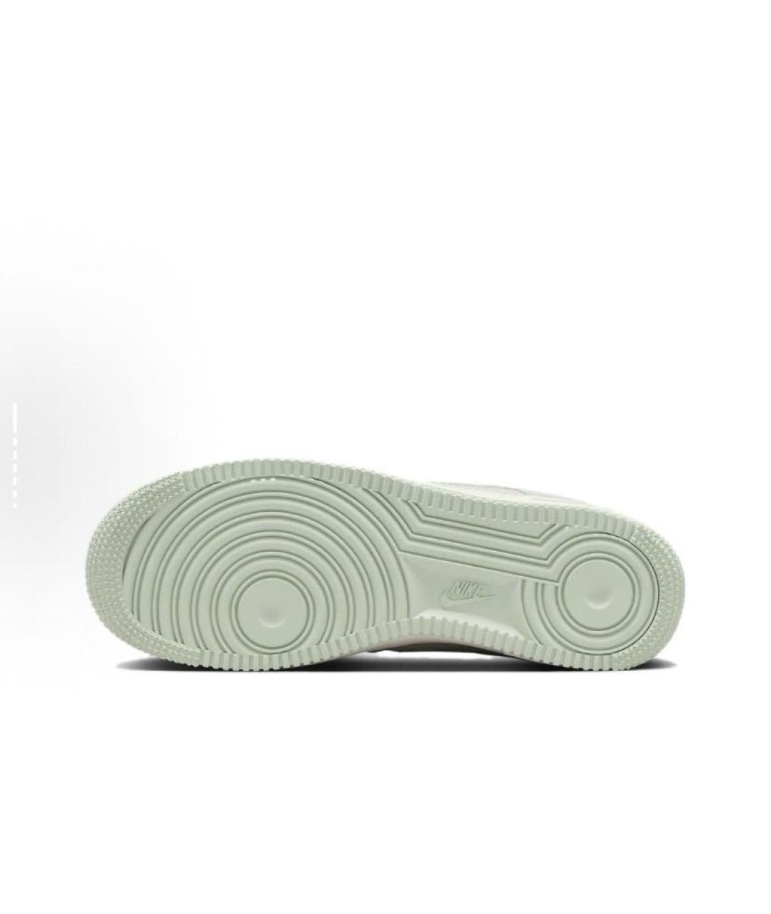 NIKE Салатовые замшевые кроссовки, фото 7