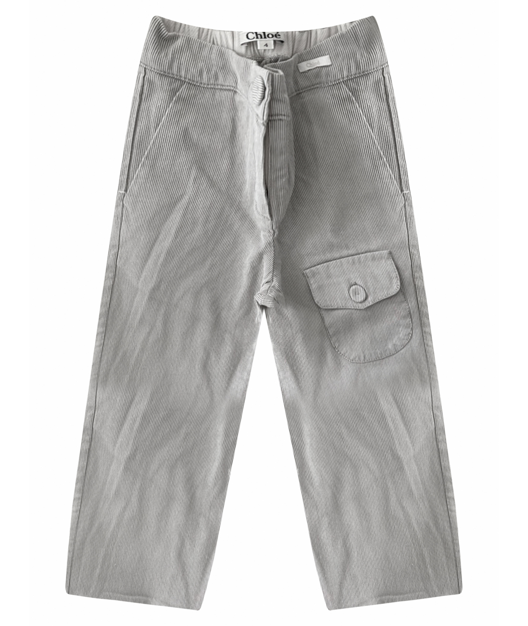 CHLOE KIDS Бежевые хлопковые брюки и шорты, фото 1