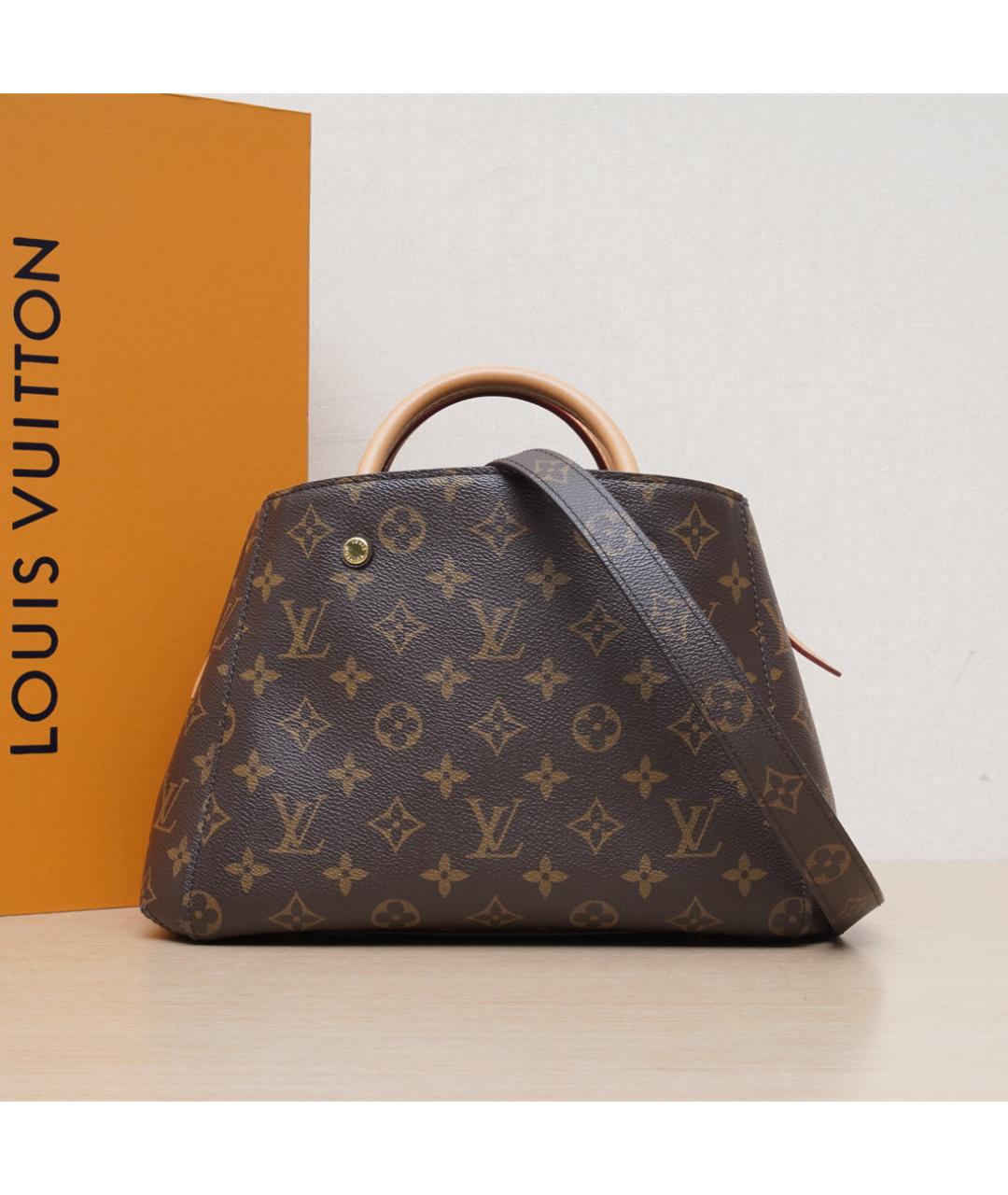 LOUIS VUITTON Коричневая сумка через плечо, фото 2