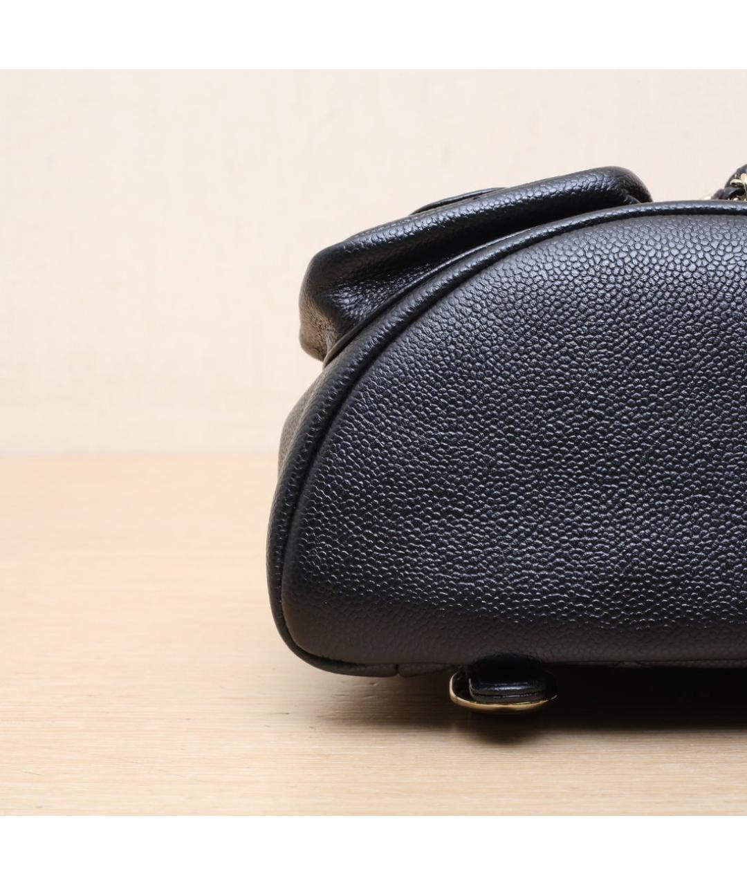 CHANEL Черный кожаный рюкзак, фото 9