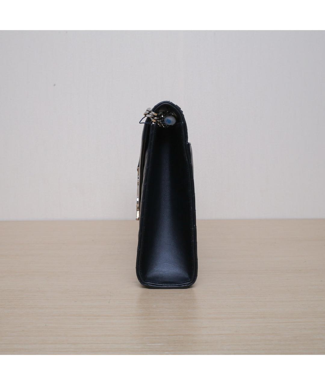 SAINT LAURENT Черная кожаная сумка через плечо, фото 5