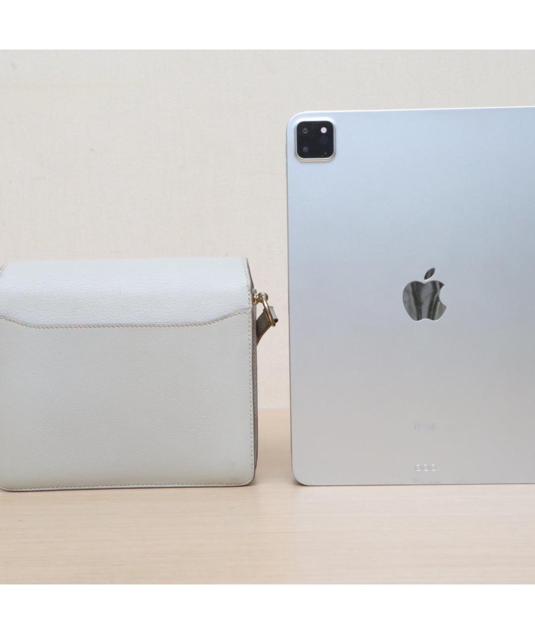 HERMES Серая кожаная сумка через плечо, фото 7