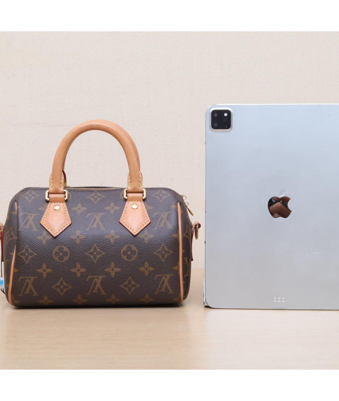 LOUIS VUITTON Коричневая сумка через плечо, фото 7