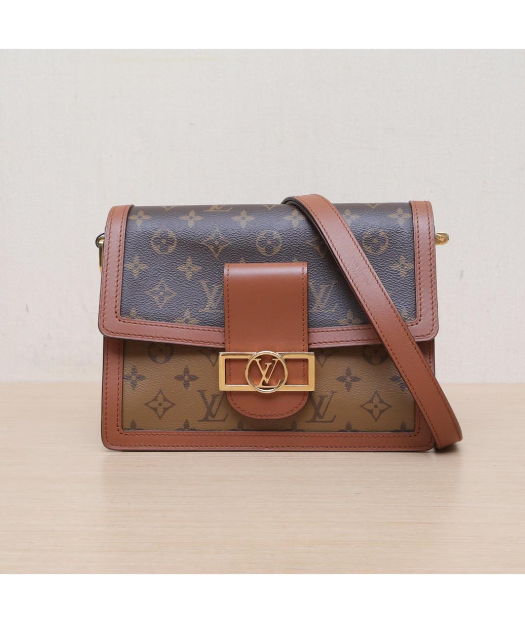 LOUIS VUITTON Коричневая сумка через плечо, фото 3