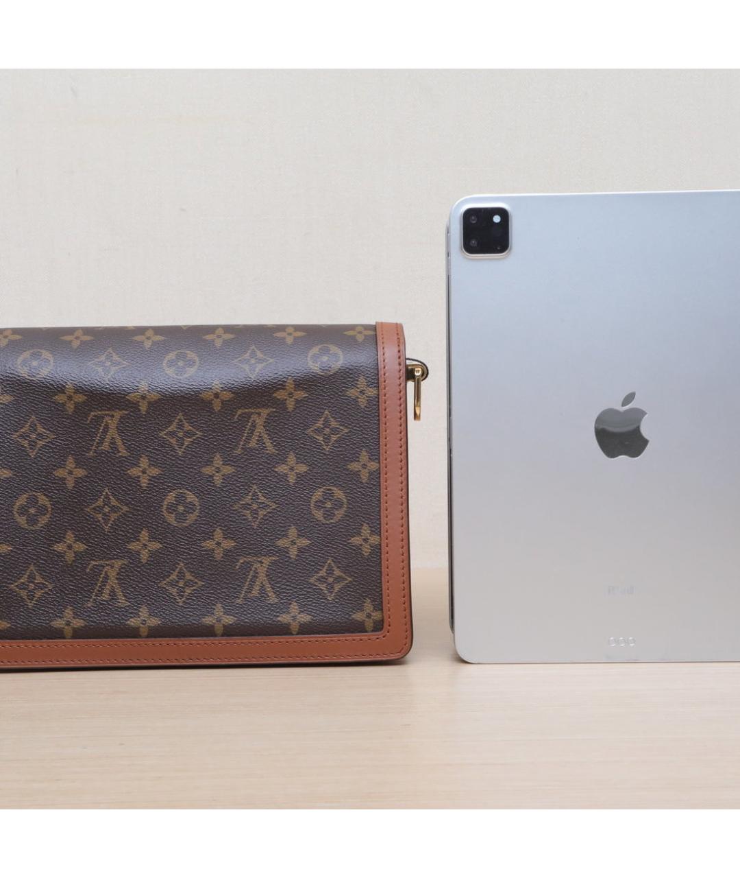 LOUIS VUITTON Коричневая сумка через плечо, фото 7