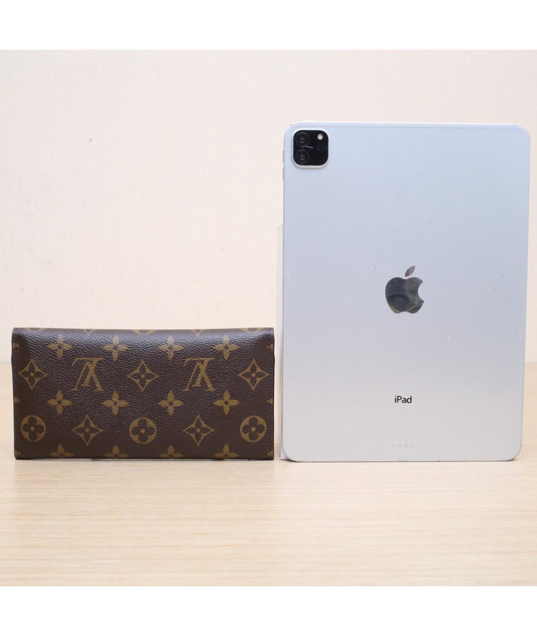 LOUIS VUITTON Коричневый кошелек, фото 7