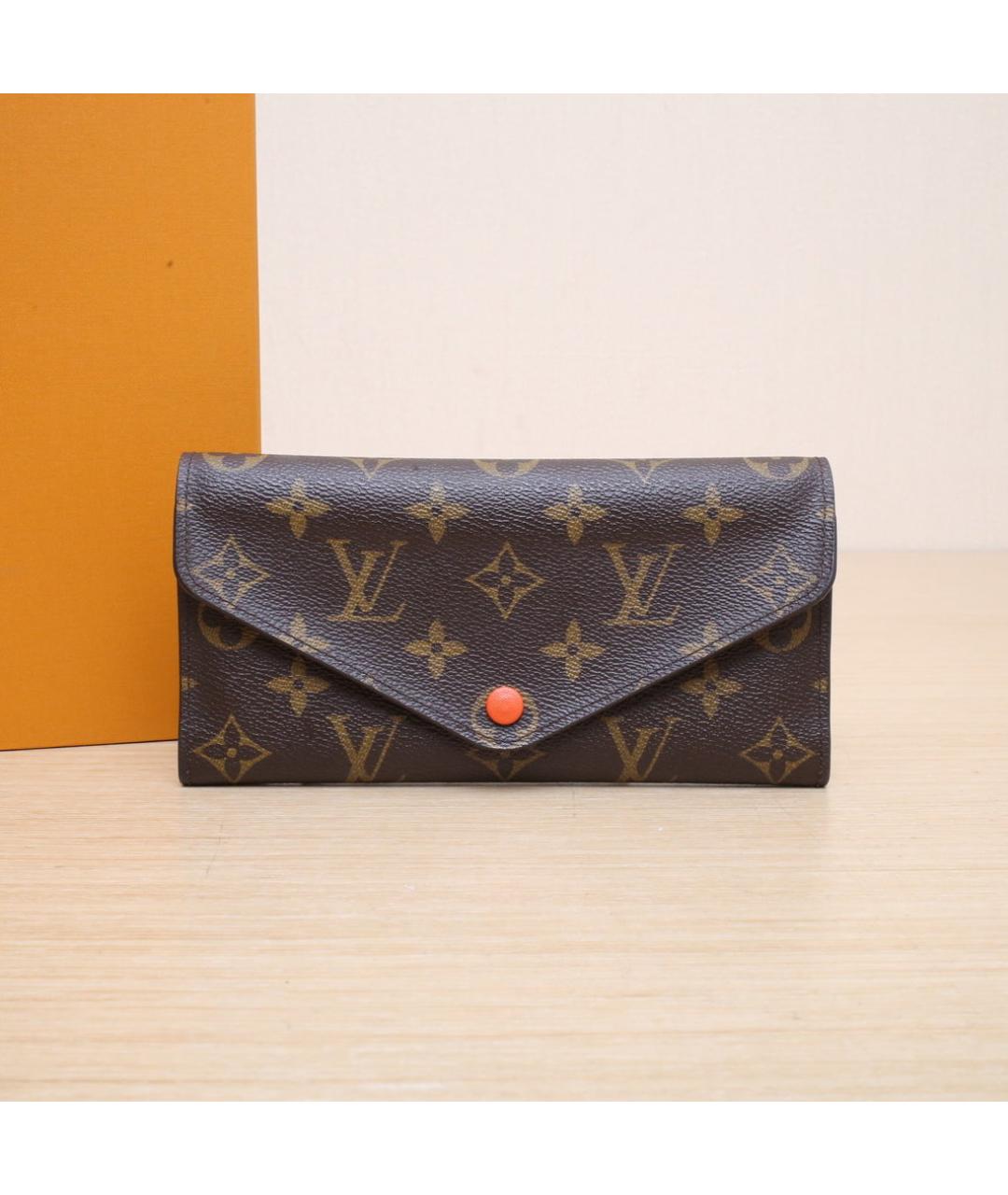 LOUIS VUITTON Коричневый кошелек, фото 2