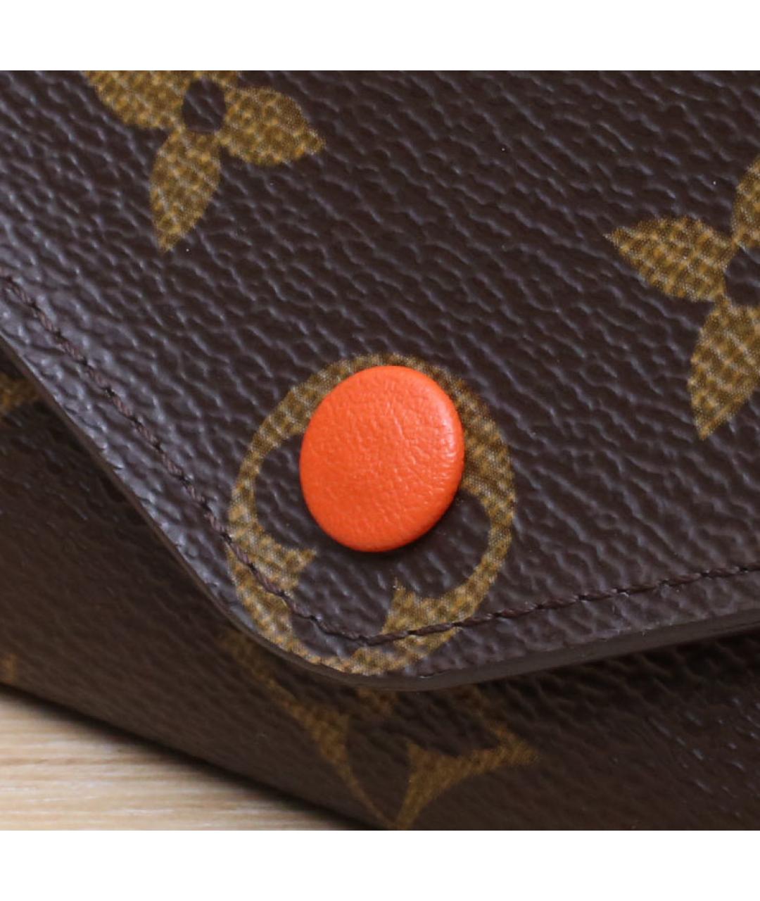 LOUIS VUITTON Коричневый кошелек, фото 8