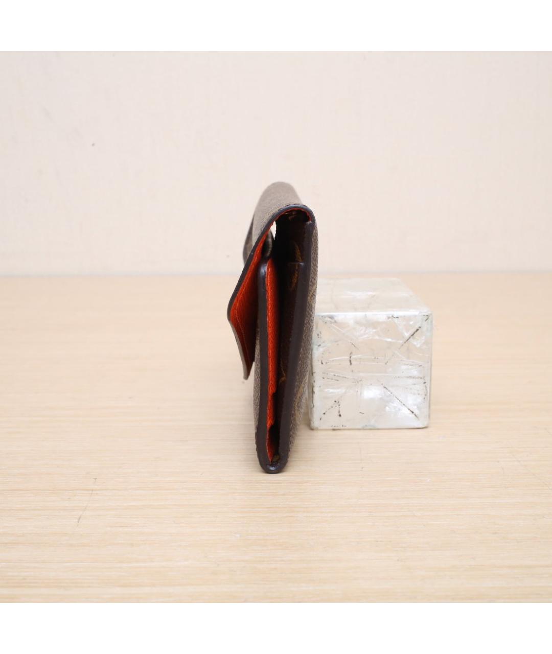 LOUIS VUITTON Коричневый кошелек, фото 5