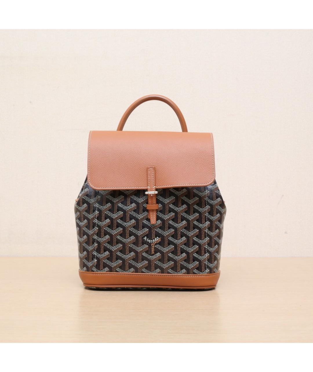 GOYARD Коричневый рюкзак, фото 3