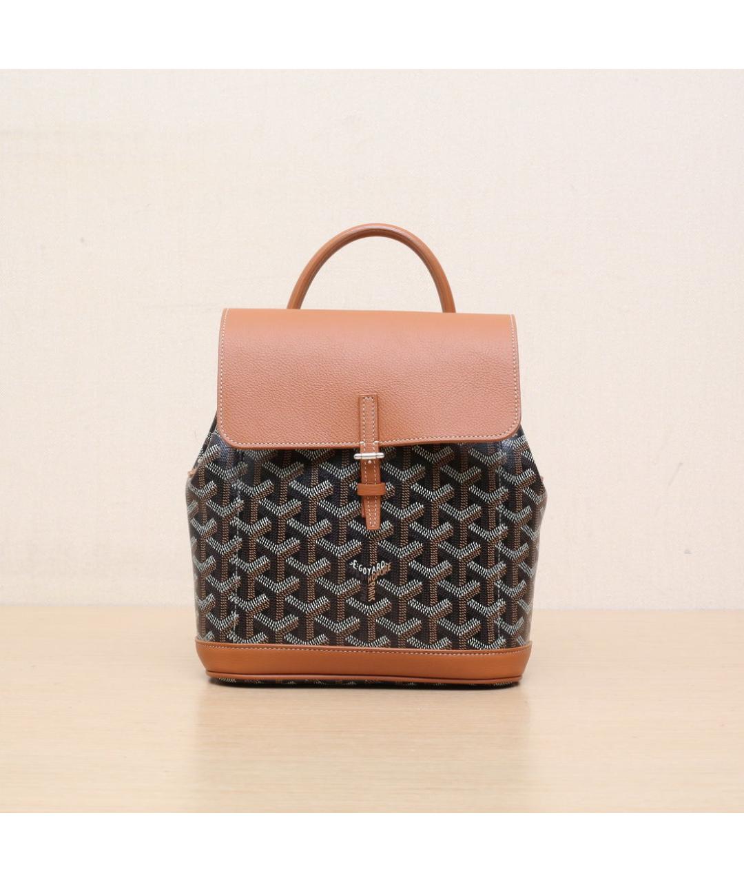 GOYARD Коричневый рюкзак, фото 2