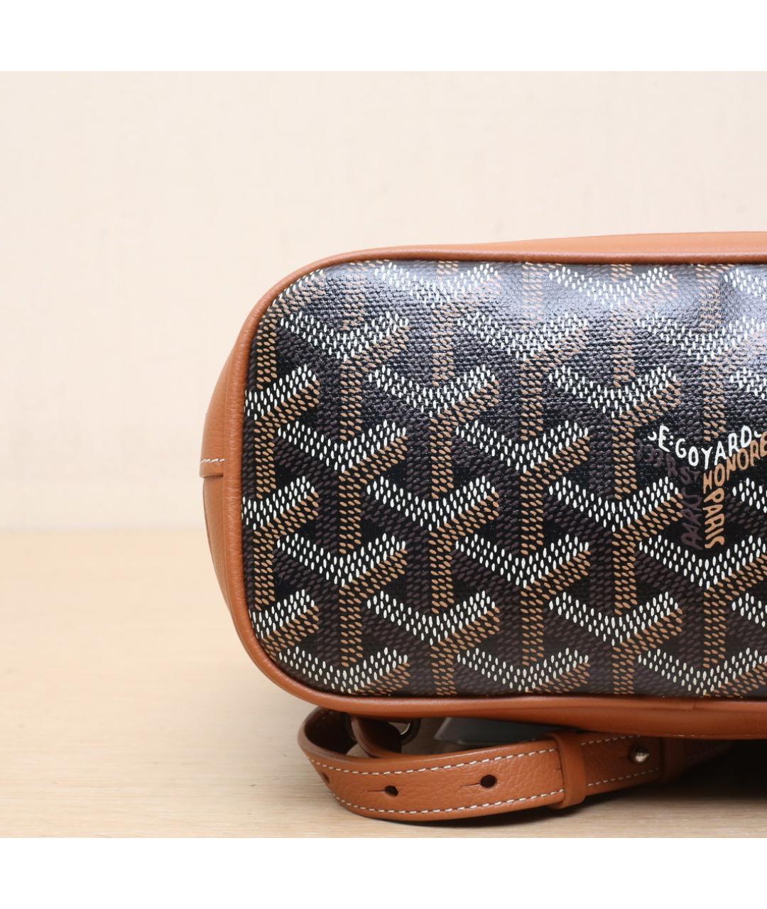 GOYARD Коричневый рюкзак, фото 9