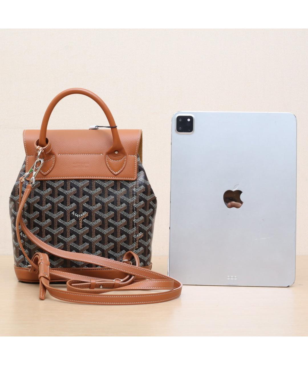 GOYARD Коричневый рюкзак, фото 7