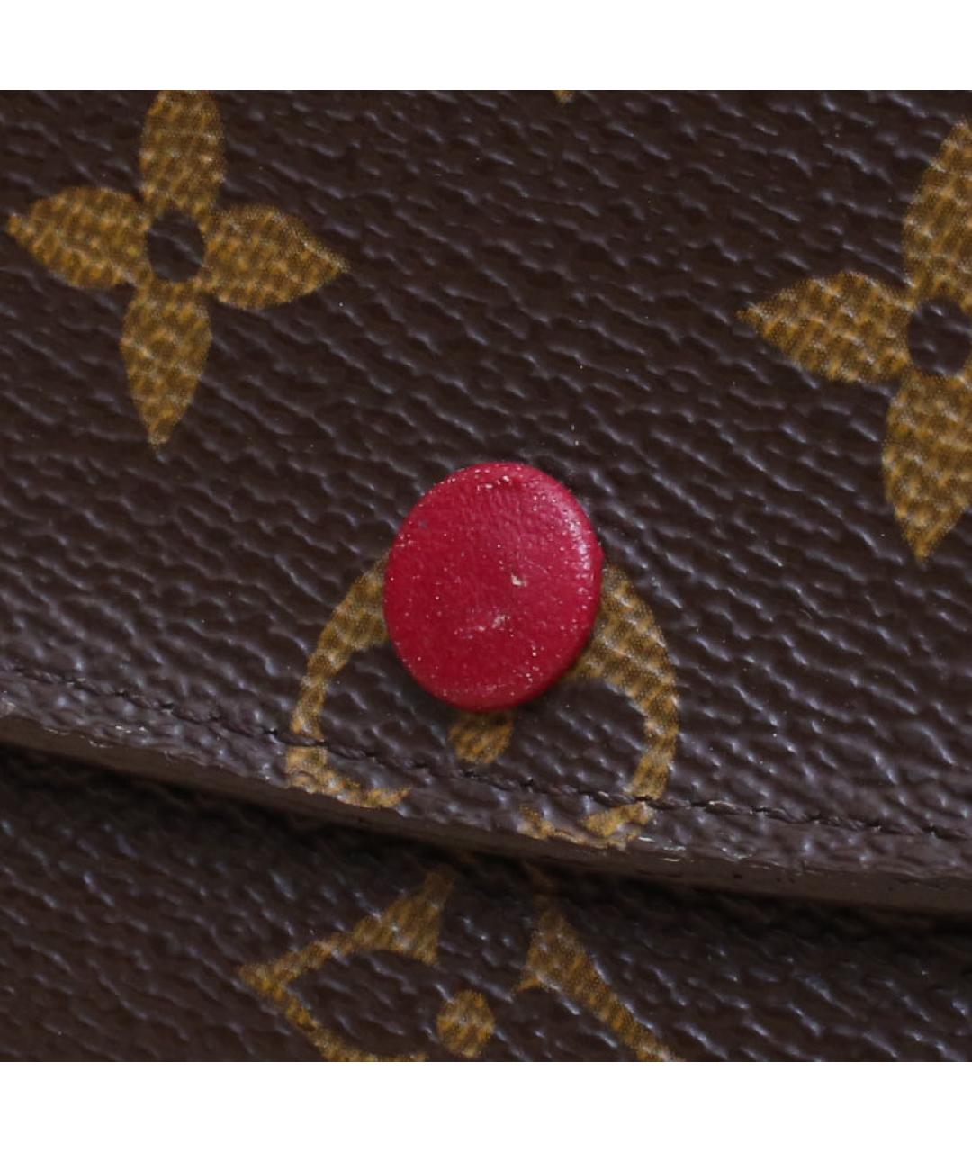LOUIS VUITTON Коричневый кошелек, фото 8