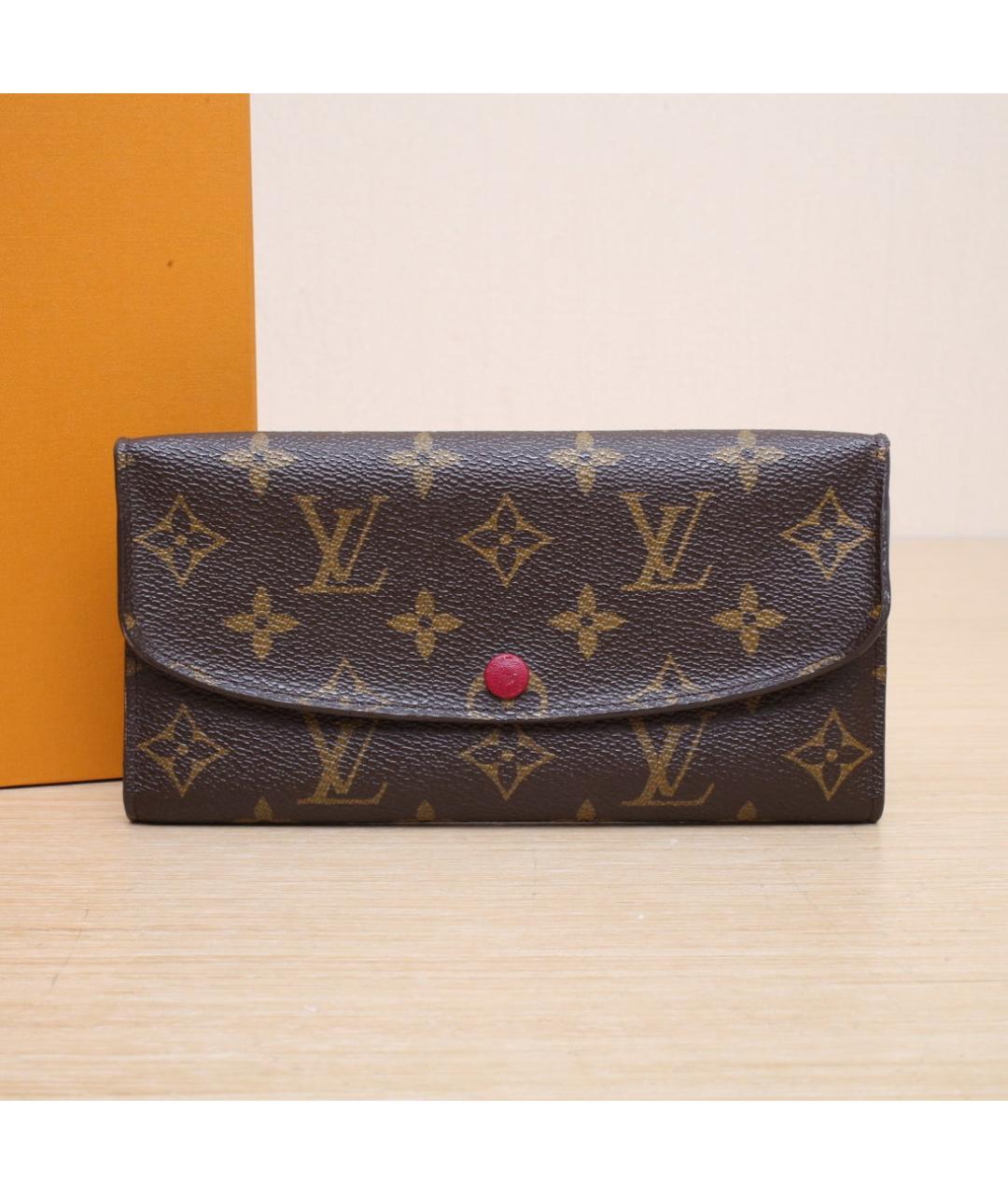 LOUIS VUITTON Коричневый кошелек, фото 2