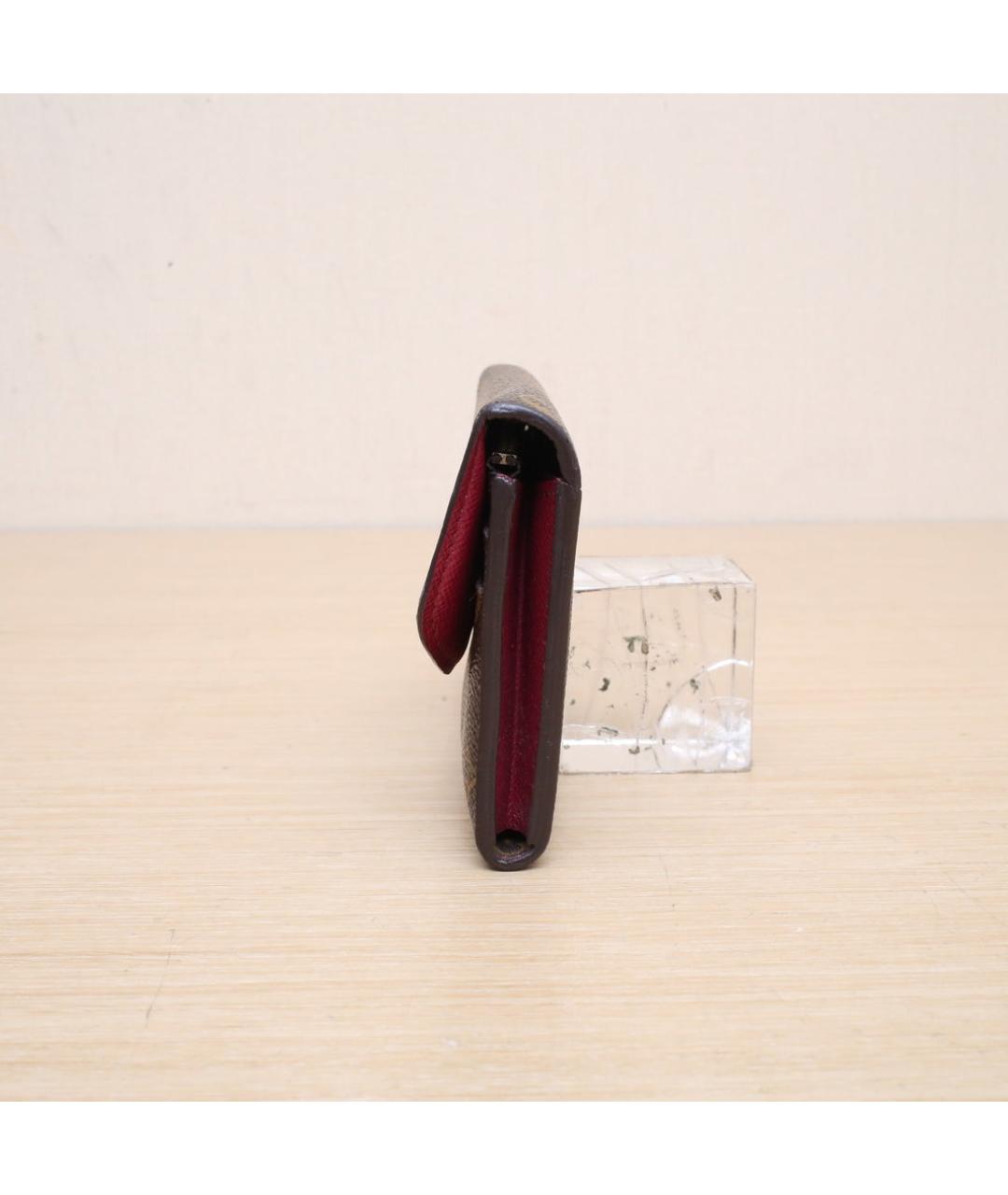 LOUIS VUITTON Коричневый кошелек, фото 5