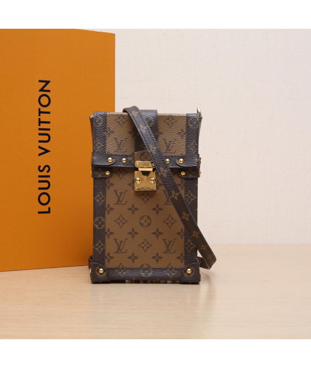 LOUIS VUITTON Коричневая сумка через плечо, фото 2