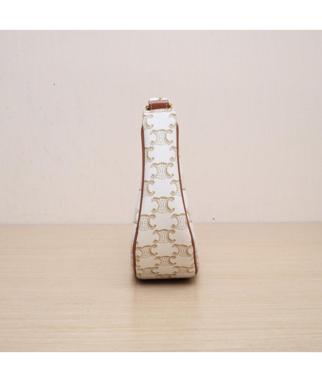 CELINE Белая сумка через плечо, фото 5