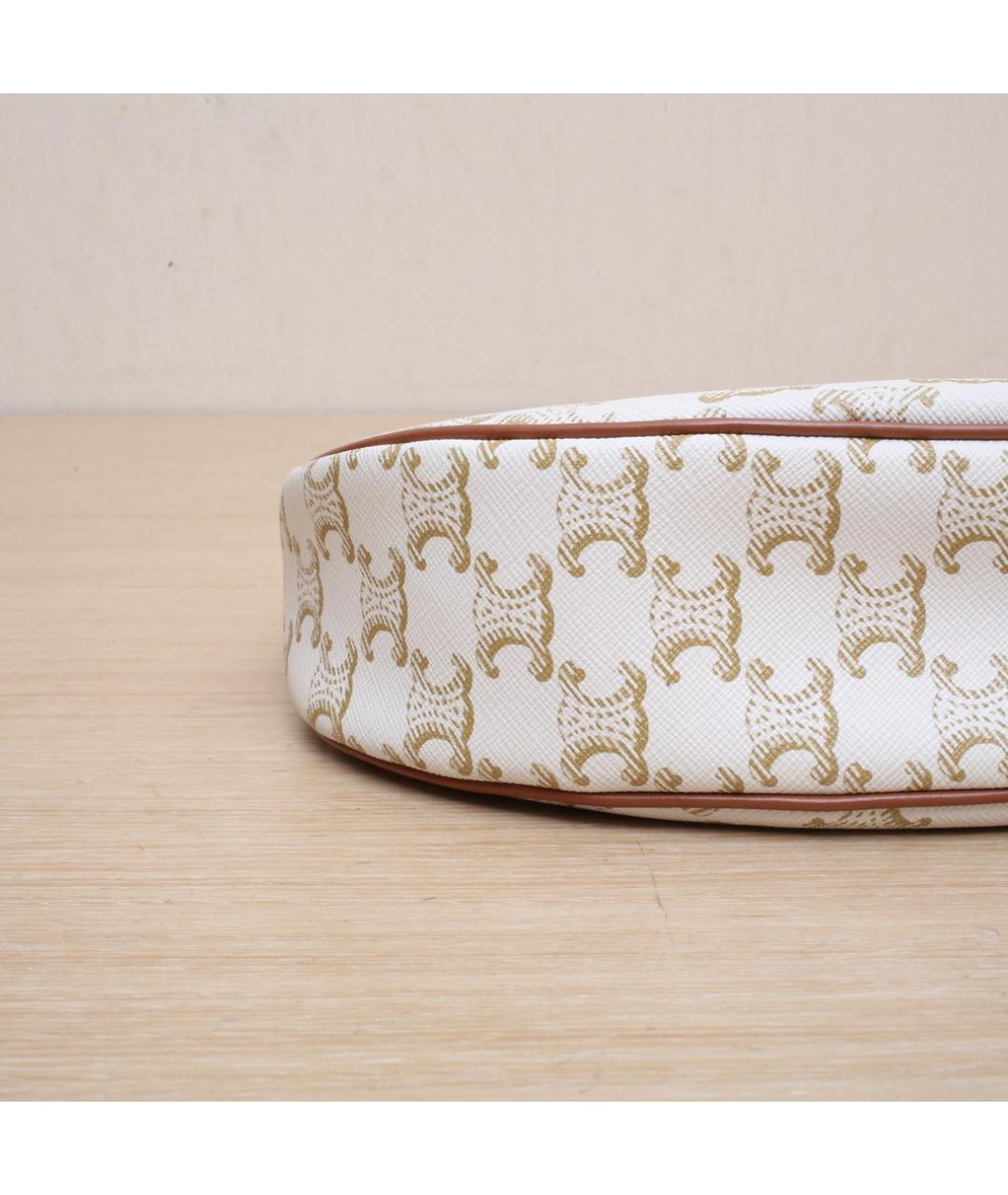 CELINE Белая сумка через плечо, фото 9