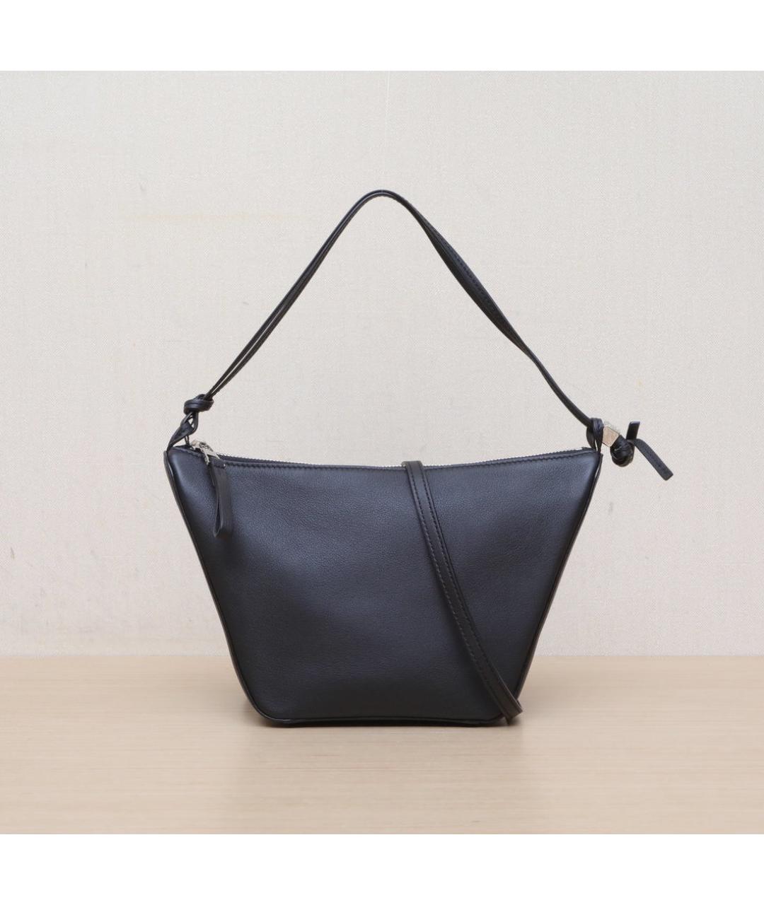 LOEWE Черная кожаная сумка через плечо, фото 3