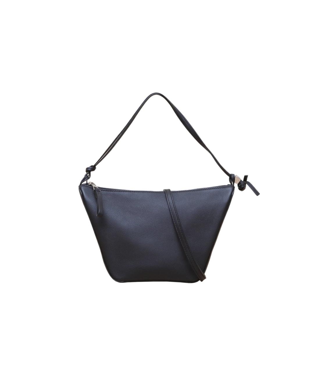 LOEWE Черная кожаная сумка через плечо, фото 1