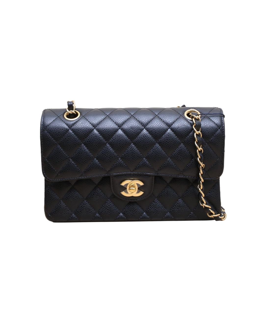 CHANEL Черная кожаная сумка через плечо, фото 1