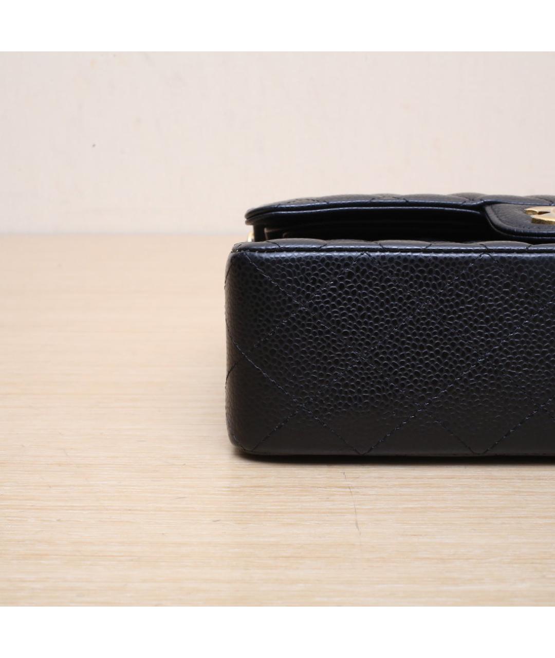 CHANEL Черная кожаная сумка через плечо, фото 9