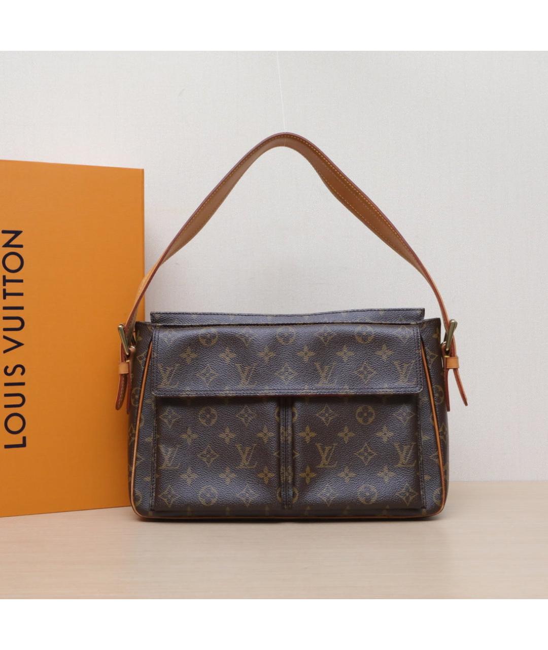 LOUIS VUITTON Коричневая сумка через плечо, фото 2