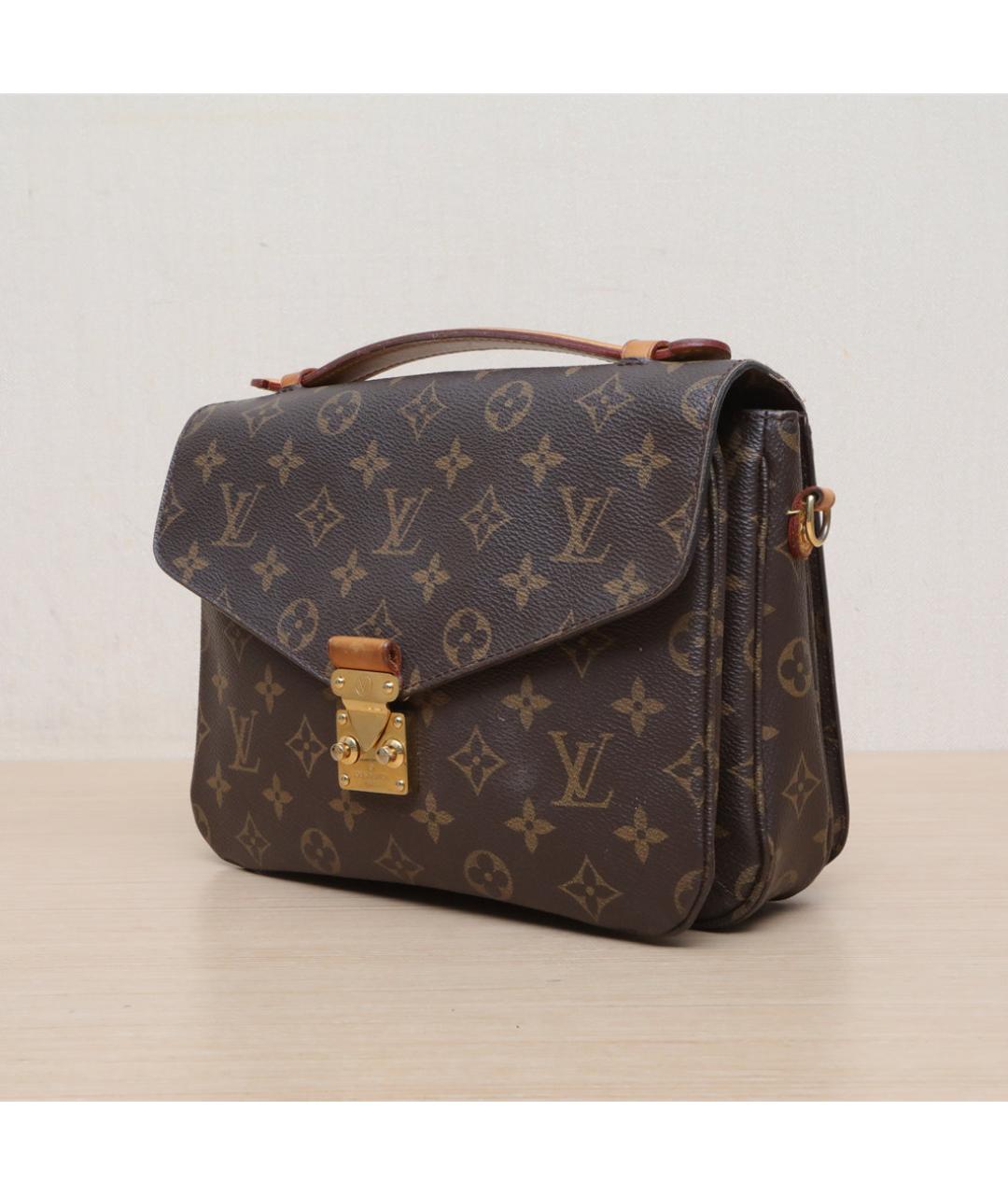 LOUIS VUITTON Коричневая сумка через плечо, фото 4