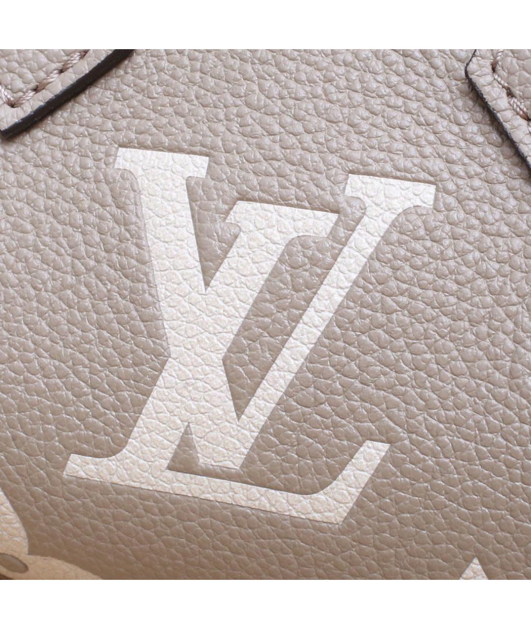 LOUIS VUITTON Серая кожаная сумка через плечо, фото 8