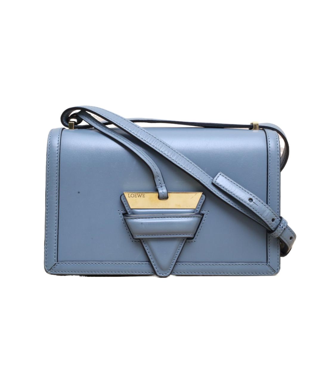 LOEWE Синяя кожаная сумка через плечо, фото 1