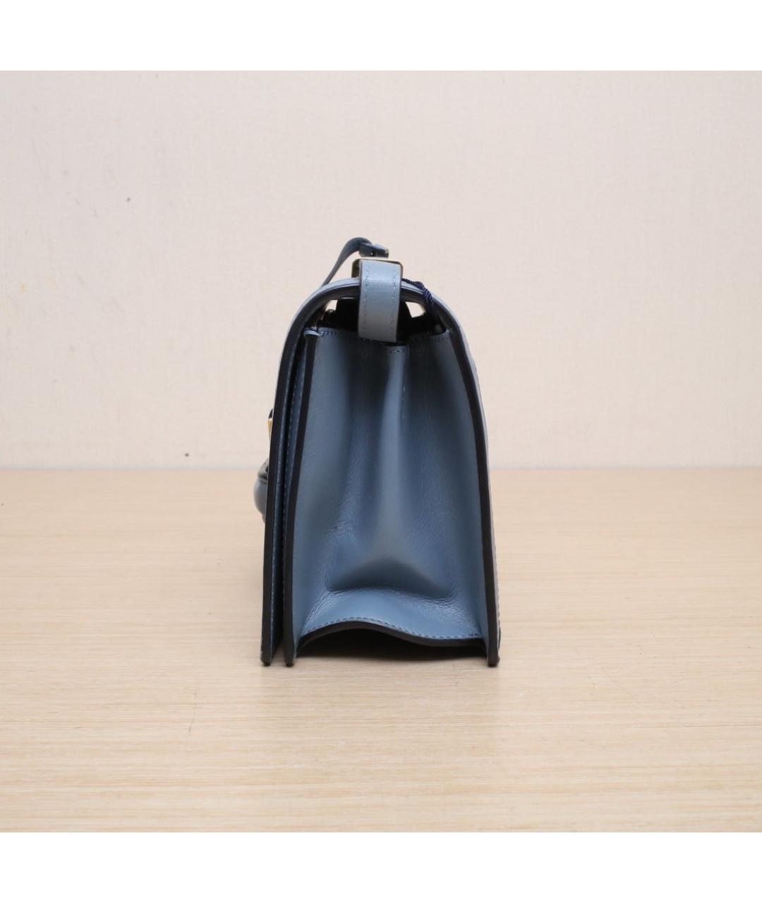 LOEWE Синяя кожаная сумка через плечо, фото 5
