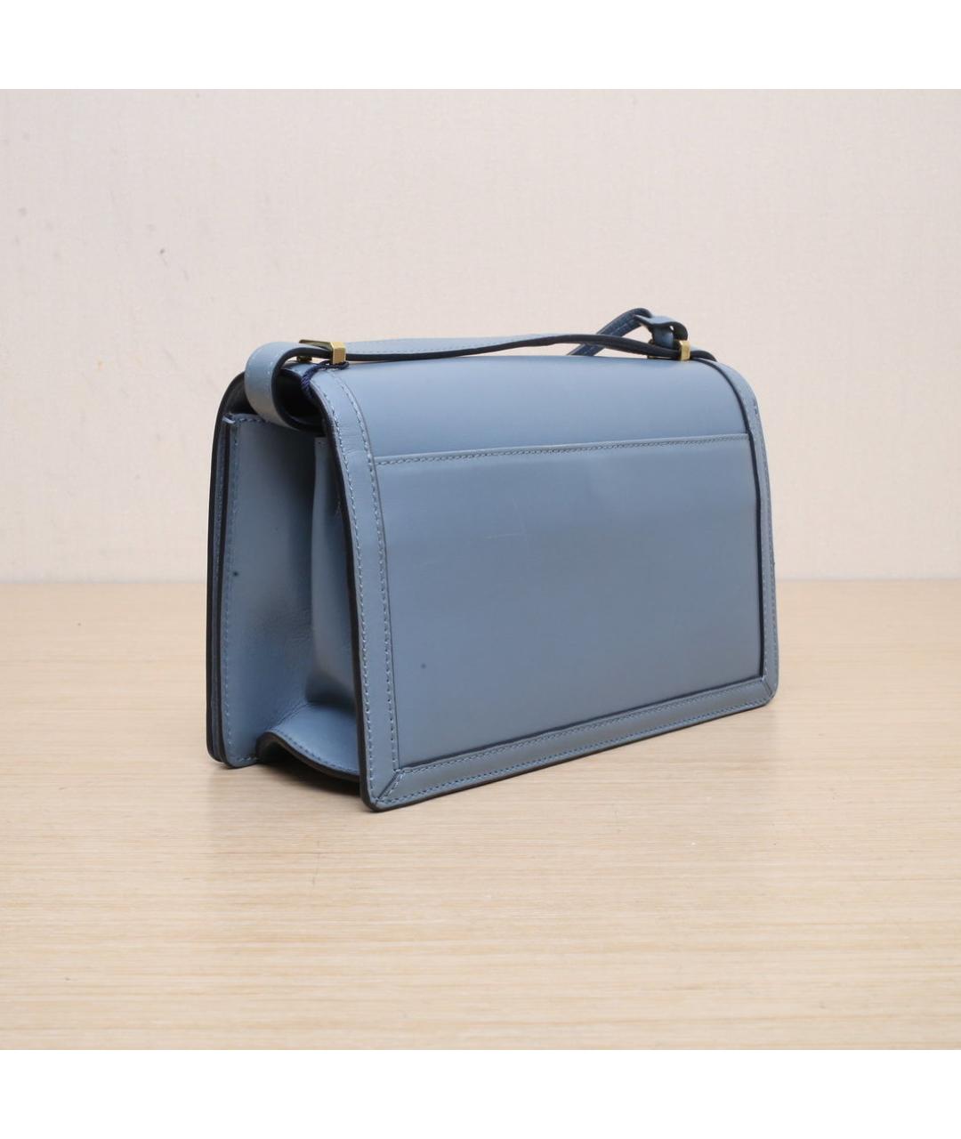 LOEWE Синяя кожаная сумка через плечо, фото 6