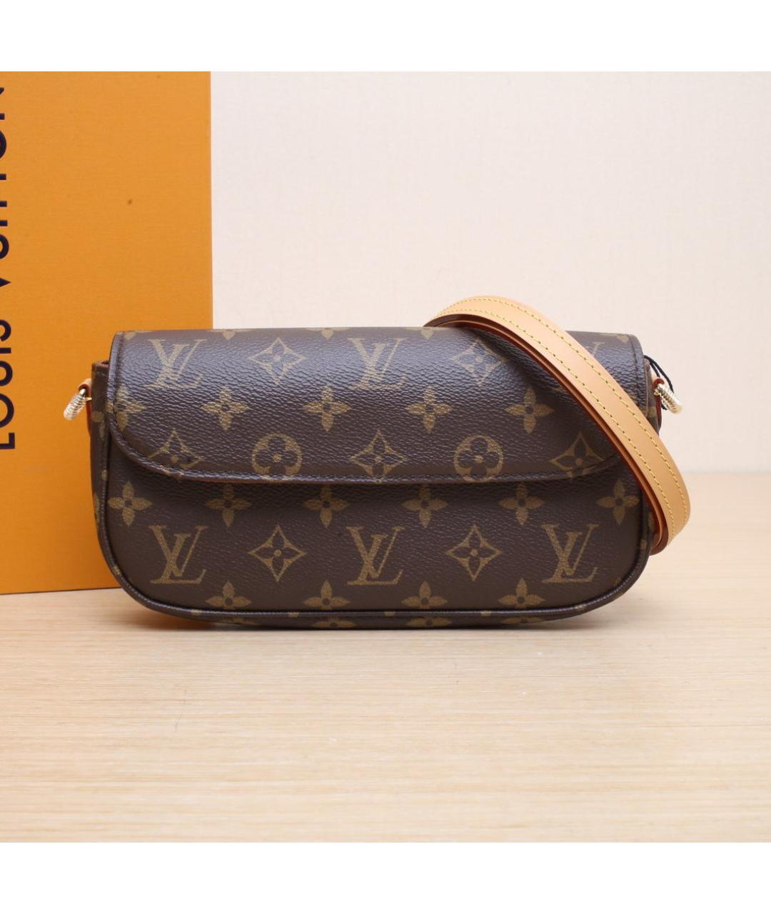 LOUIS VUITTON Коричневая сумка через плечо, фото 2
