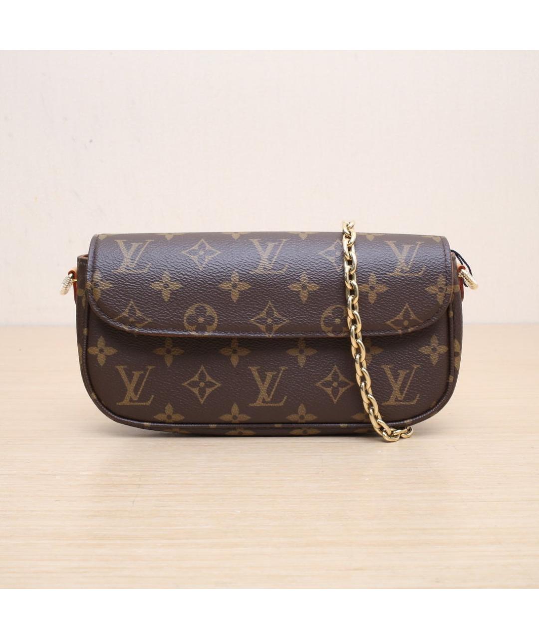 LOUIS VUITTON Коричневая сумка через плечо, фото 3