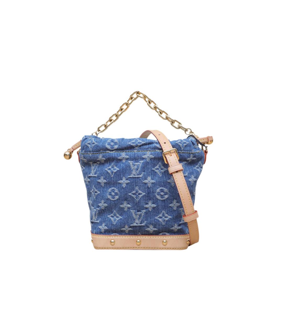 LOUIS VUITTON Синяя деним сумка через плечо, фото 1