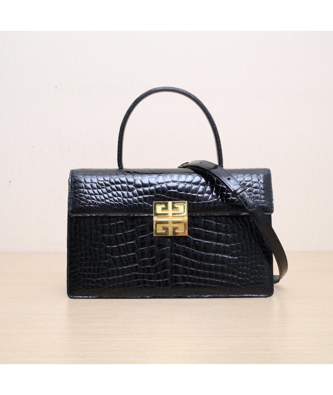 GIVENCHY Черная кожаная сумка через плечо, фото 2