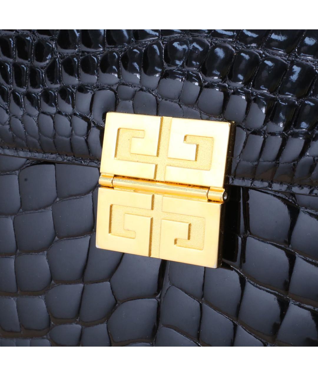 GIVENCHY Черная кожаная сумка через плечо, фото 8