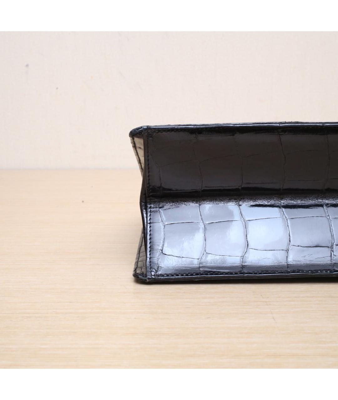 GIVENCHY Черная кожаная сумка через плечо, фото 9