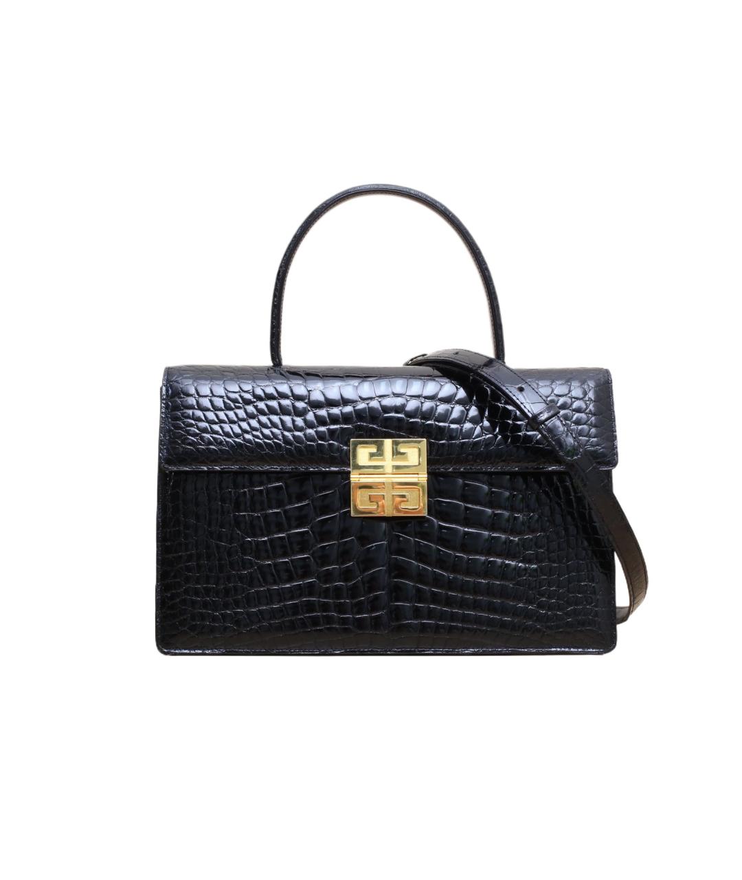 GIVENCHY Черная кожаная сумка через плечо, фото 1