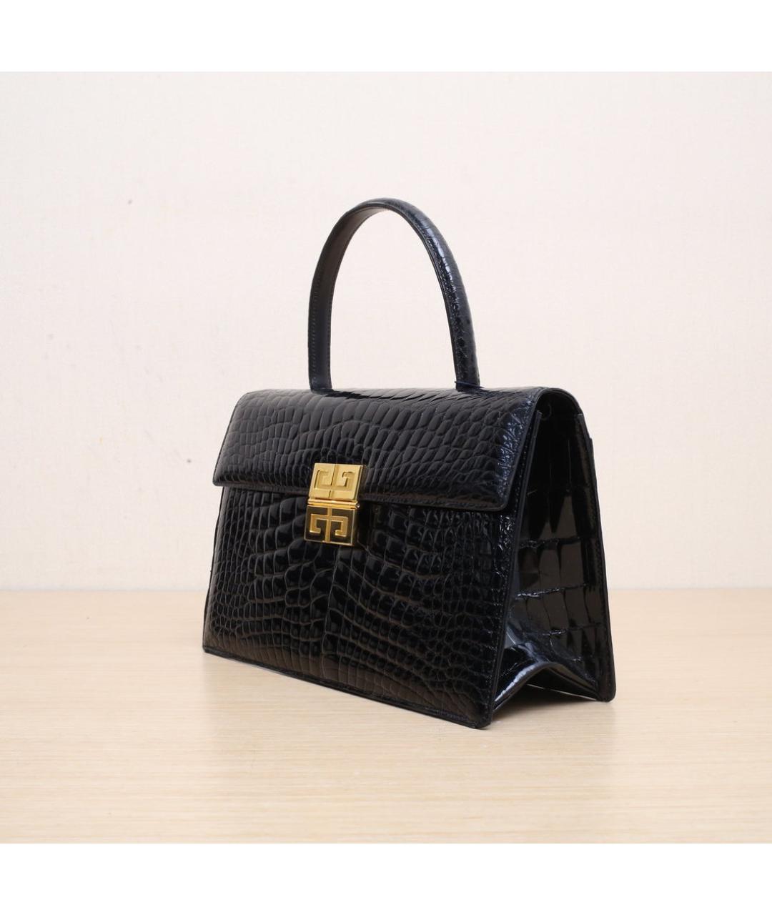 GIVENCHY Черная кожаная сумка через плечо, фото 4