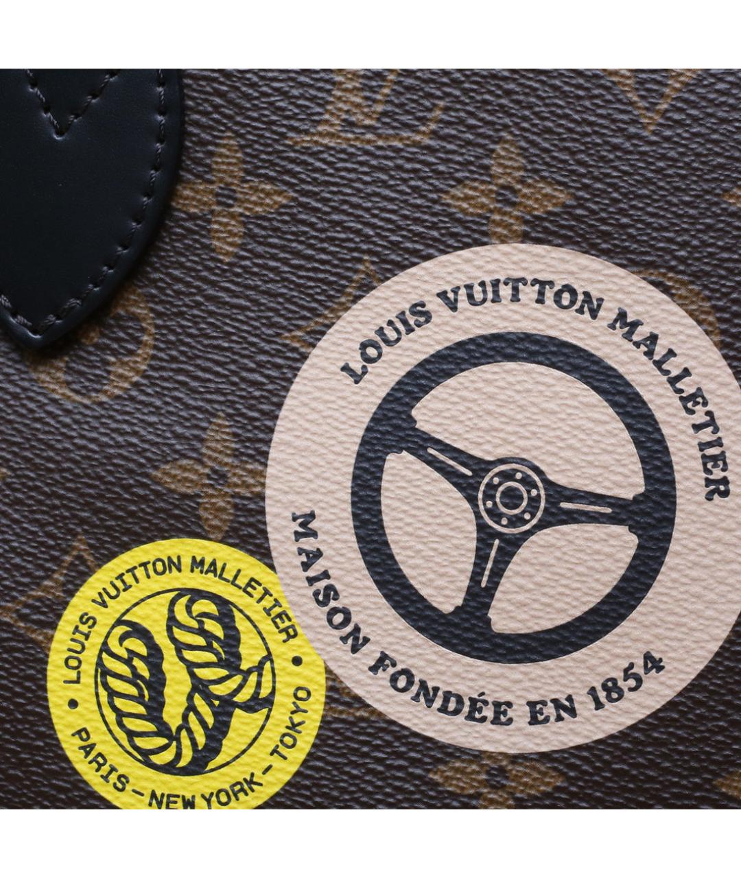 LOUIS VUITTON Коричневая сумка через плечо, фото 8