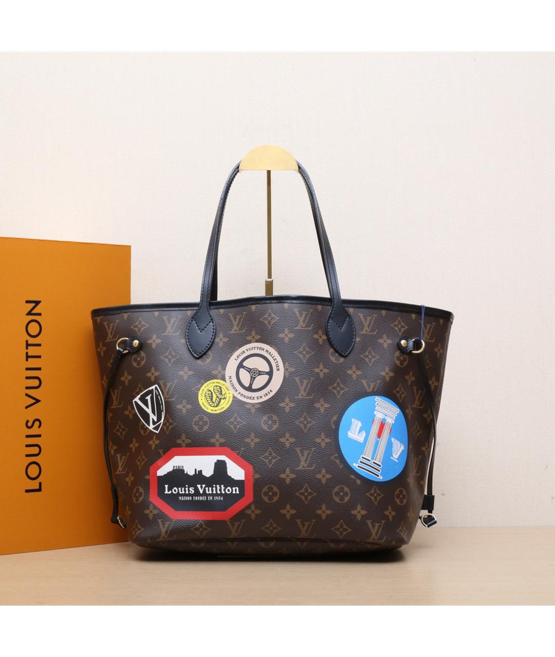 LOUIS VUITTON Коричневая сумка через плечо, фото 2