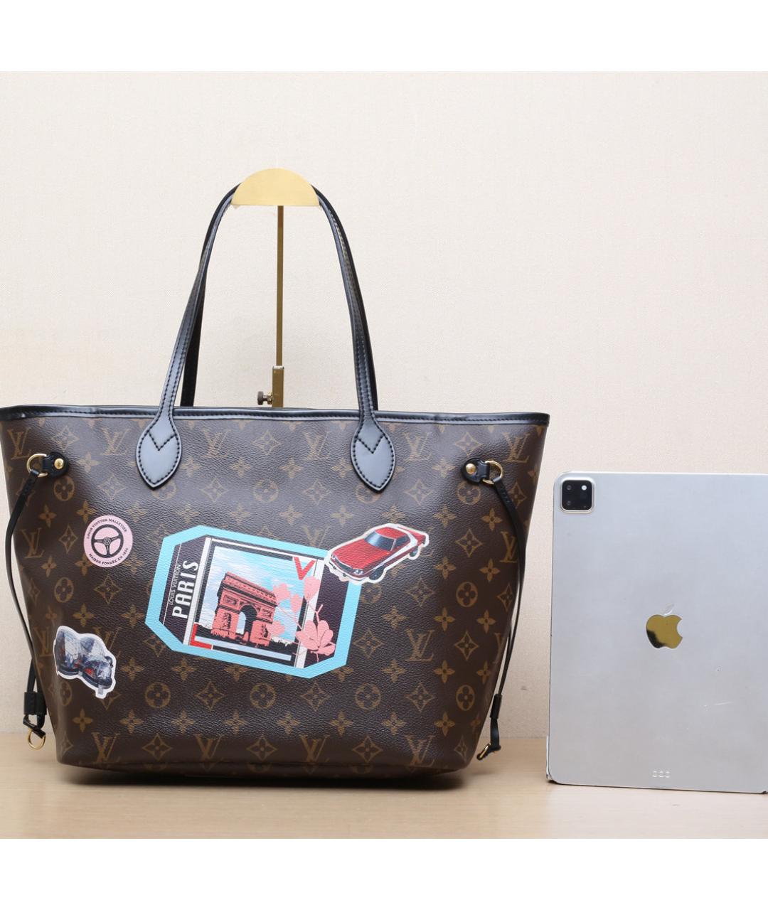 LOUIS VUITTON Коричневая сумка через плечо, фото 7